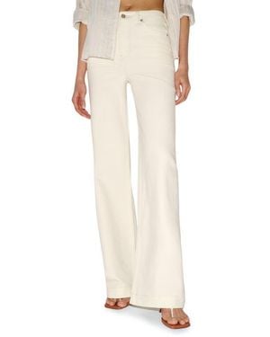 Reformation Bex Super Stretch Wide Leg Jeans - White
