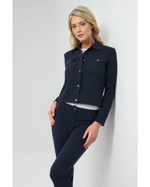 Anatomie Delilah Ultra Light Weight Denim Style Jacket - Blue