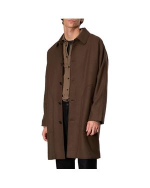 Rag & Bone Marshall Wool Blend Overcoat - Brown