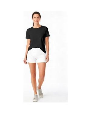 City Threads USA-Made Soft 100% Cotton Boy Style Bike Short - Black