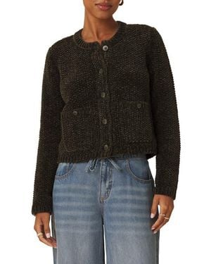 Splendid Aubrey Chenille Cardigan - Black