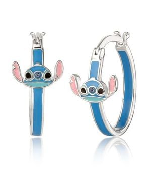 Disney Crystal Enamel Hoop Earring - Blue