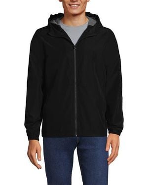 Lands' End School Uniform Rain Jacket - Black