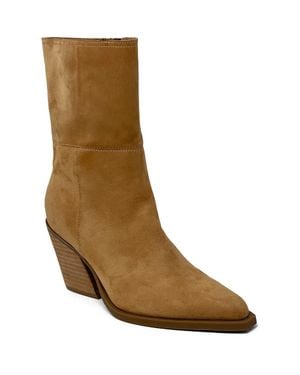 Shu Shop Venice Block Heel Bootie - Brown