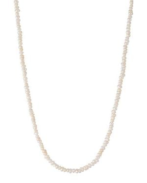 st. Moran Keshi Freshwater Pearl Necklace - White