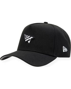 PAPER PLANES Logo 9Forty A-Frame Snapback Cap - Black