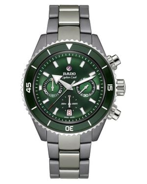 Rado Captain Cook Automatic Chronograph Bracelet Watch, 43Mm - Green