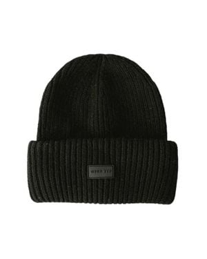 Gigi Pip Gigi Merino Wool Chunky Ribbed Beanie - Black