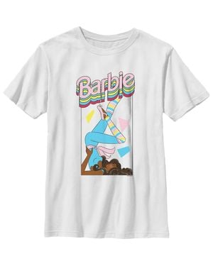 Barbie Boys' Ballerina Warm Up T-Shirt - White