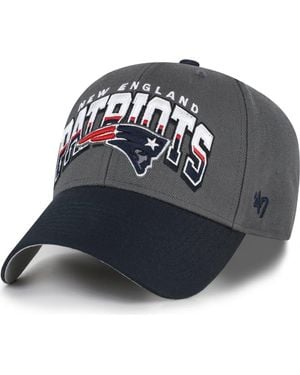'47 New England Patriots Split Block Mvp Adjustable Hat - Black
