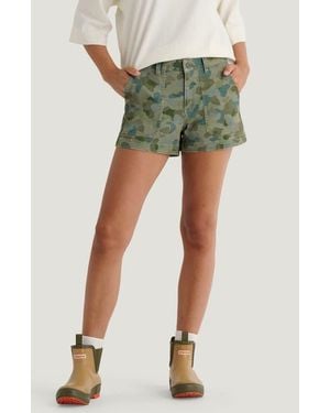 Free Fly Folly Stretch Cotton Twill Shorts - Green