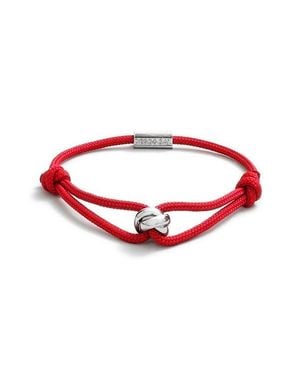 Degs & Sal Trinity Rope Bracelet - Red