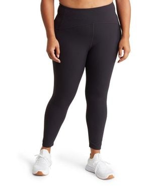 Zella Studio Luxe High Waist Pocket Leggings - Black
