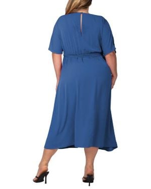 Standards & Practices V-Neck Dress - Blue