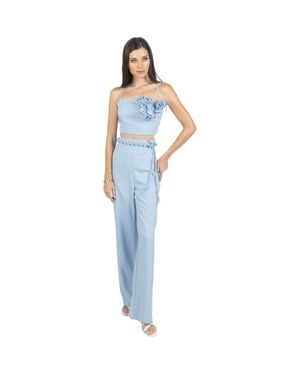 Akalia Rosalia Pants And Top Set - Blue
