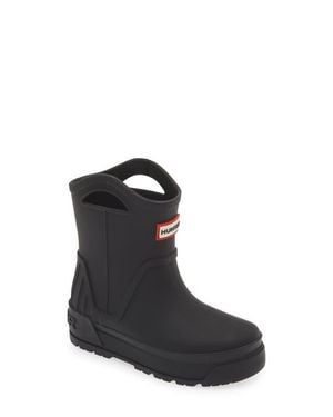 HUNTER Kids' Georgey Waterproof Rain Boot - Black