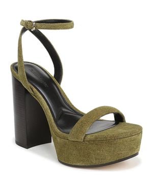 FAVORITE DAUGHTER Ruby Ankle Strap Platform Sandal - Green