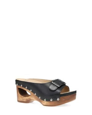 Dansko Adeline Platform Wedge Slide Sandal - Gray
