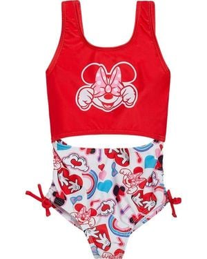 Disney Minnie Mouse One Piece Bathing Suit - Red