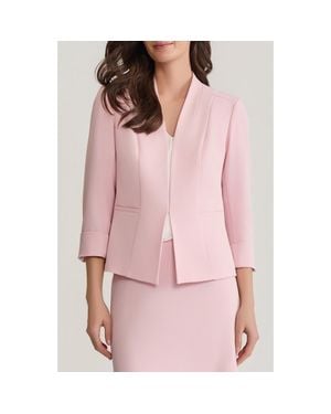 Kasper Cuff Sleeve Jacket - Pink