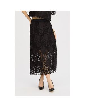 Sam Edelman Lace Maxi Skirt - Black
