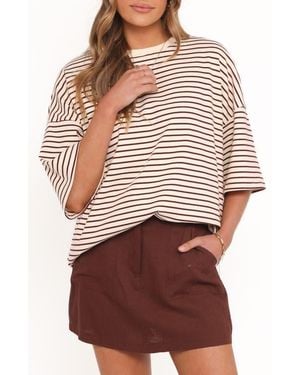 Petal & Pup Wilda Oversize T-Shirt - Red