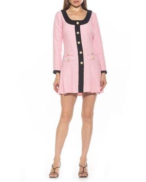 Alexia Admor Nina Drop Waist Dress - Pink