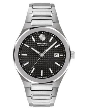 Movado Centurion Automatic Bracelet Watch - Gray