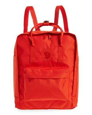Fjallraven Re-Kånken Water Resistant Backpack - Red