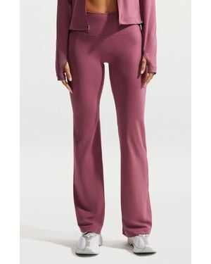 Nike Zenvy Dri-Fit Flare Leggings - Red