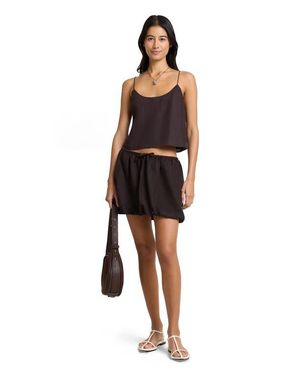 Onia Air Linen Cami Top - Black