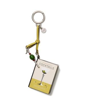 Kate Spade Charmed Cocktail Leather Bag Charm - Metallic