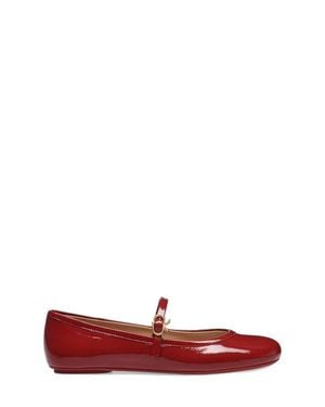 Gianvito Rossi Carla Ballerina - Red