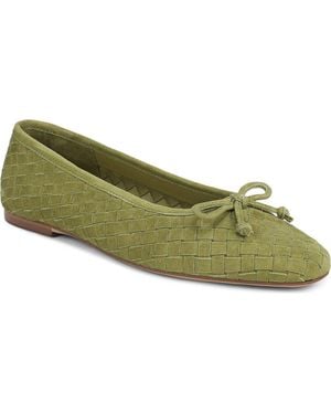 Sam Edelman Ruthie Woven Ballet Flat - Green
