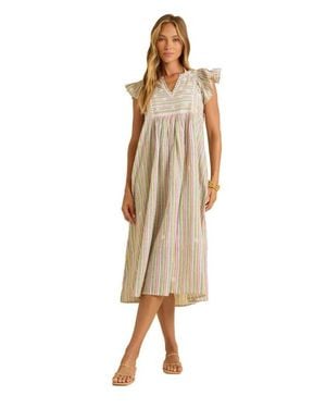 Calypso St. Barth Rugby Dress - Natural