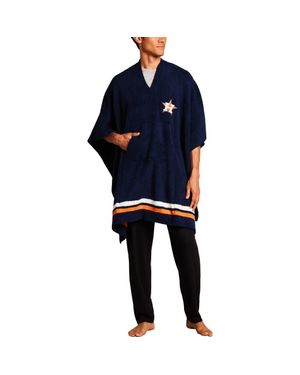 Barefoot Dreams Cozychic Houston Astros Everything Poncho - Blue