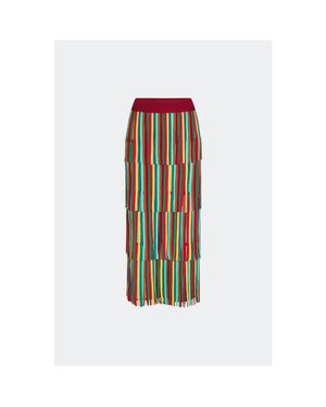 Simon Miller Za Za Knit Skirt - Red