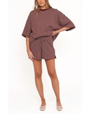 Petal & Pup Wilda Oversize T-Shirt - Red