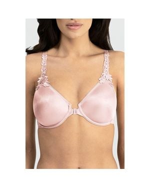 Dominique Intimates Meryl Front Closure Minimizer Racerback Bra - Pink
