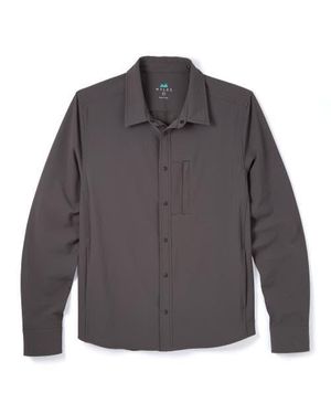 Myles Apparel Everyday Overshirt - Gray