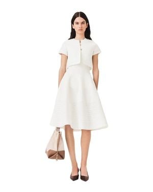 Maje Short-Sleeved Cardigan - White