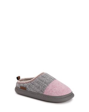 Muk Luks Rye Faux Shearling Lined Clog - Gray