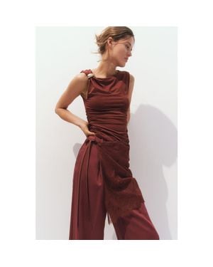 H&M Lace Hip Scarf - Red