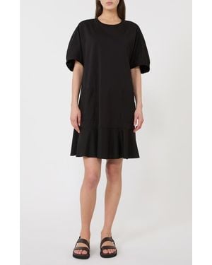 MM by Max Mara Crewneck T-Shirt Dress - Black