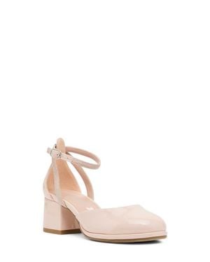 Steve Madden Kids' Jelinor Ankle Strap Platform Pump - White