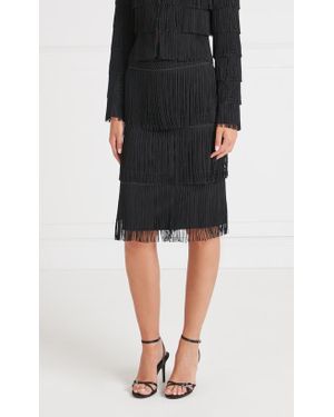 Temperley London Fringe Skirt - Black