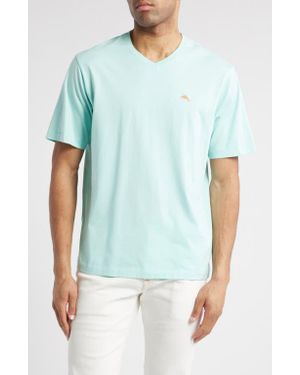 Tommy Bahama New Bali Skyline V-Neck T-Shirt - Blue