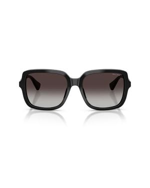 Ralph 56Mm Gradient Square Sunglasses - Black