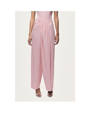 Nocturne Pleated Pants - Pink