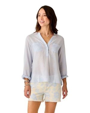 Carve Designs Dylan Textured Shirt - Gray